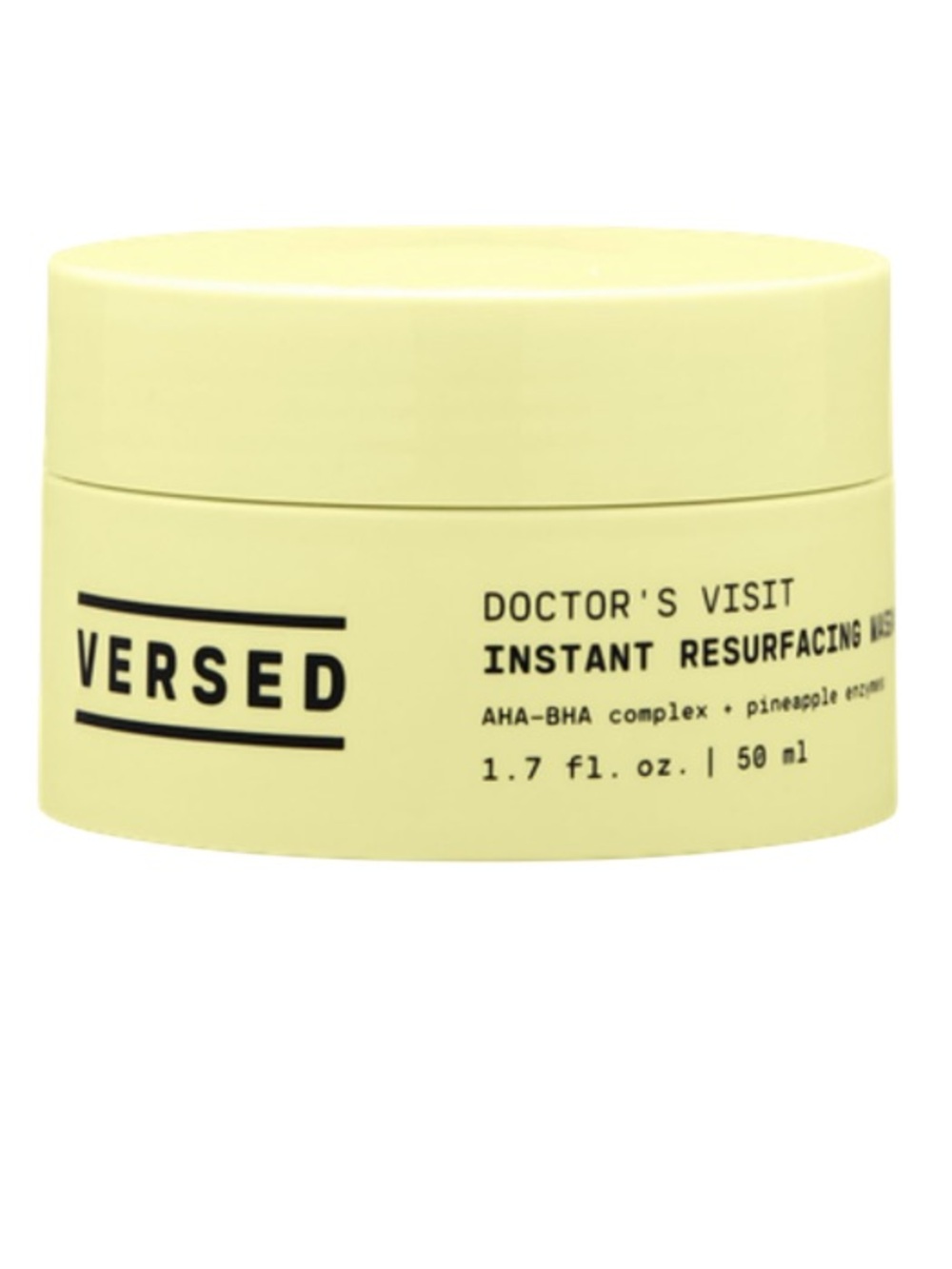 Versed Doctors Visit. Instant resurfacing mask. Vegan. Sealed. New in box